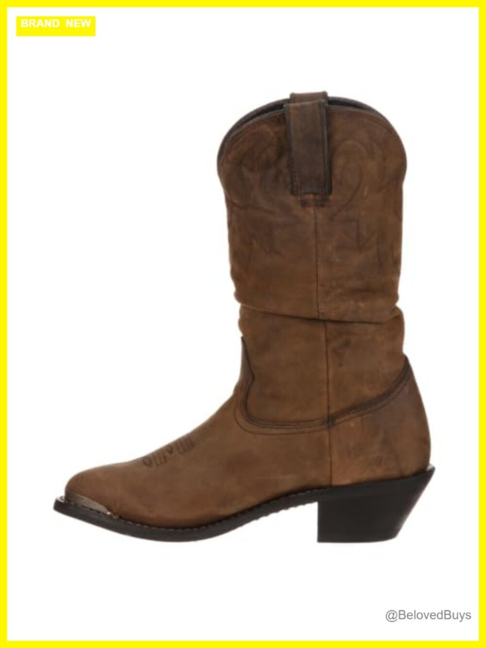 Durango Full-Grain Leather Mid-Calf Western Boots Pointed Toe